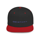 Stylish G8 Sport Flat Bill Snapback Cap - Trendy White Hat for Sport and Casual Wear