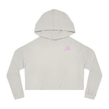 Chic Women’s Cropped Hooded Sweatshirt - Perfect for Athleisure & Casual Wear