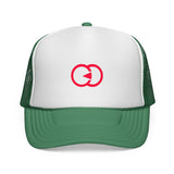 Stylish Trucker Cap with Modern Red Logo | Perfect for Outdoor Adventures