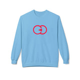 Softstyle Unisex Crewneck Sweatshirt with Modern Graphic Logo