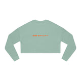 Women's Cropped Sweatshirt - Casual Sporty Style