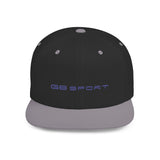 Stylish G8 Sport Flat Bill Snapback Cap - Trendy White Hat for Sport and Casual Wear