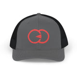 Trendy Snapback Trucker Cap with Embroidered Design