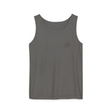 Casual Unisex Garment-Dyed Tank Top - Relaxed Summer Style