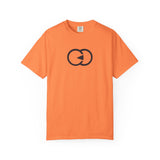 Unisex Garment-Dyed T-Shirt - Minimalist Circular Design