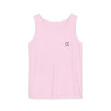Casual Unisex Garment-Dyed Tank Top - Relaxed Summer Style