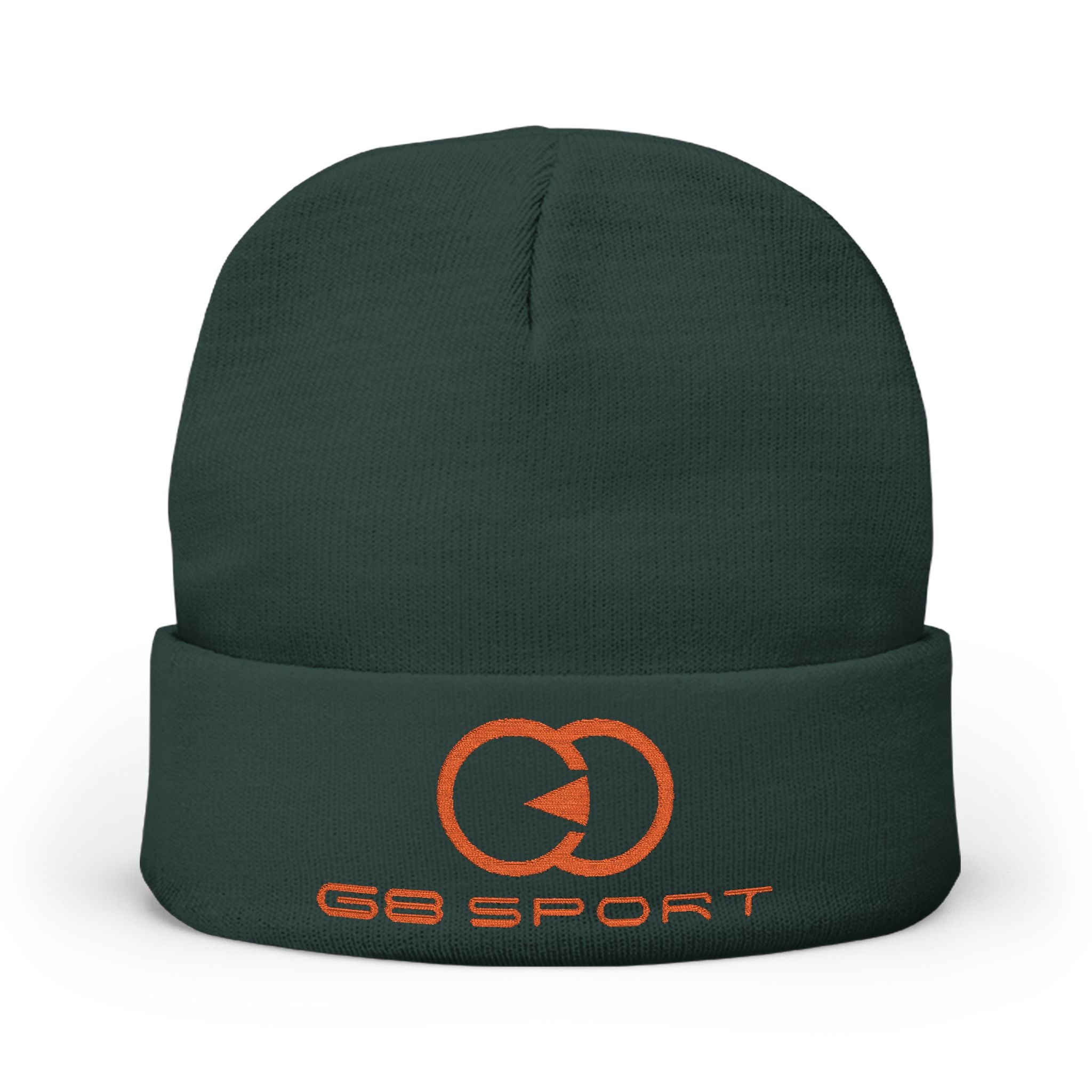Stylish Knit Beanie with Embroidered 68 Sport Logo