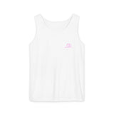 Unisex Garment-Dyed Tank Top - Soft White Casual Wear for Summer Adventures