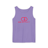 Unisex Garment-Dyed Tank Top - G8 Sport Logo Design for Active Lifestyle