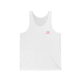 Trendy Unisex Jersey Tank Top with Minimalist Design