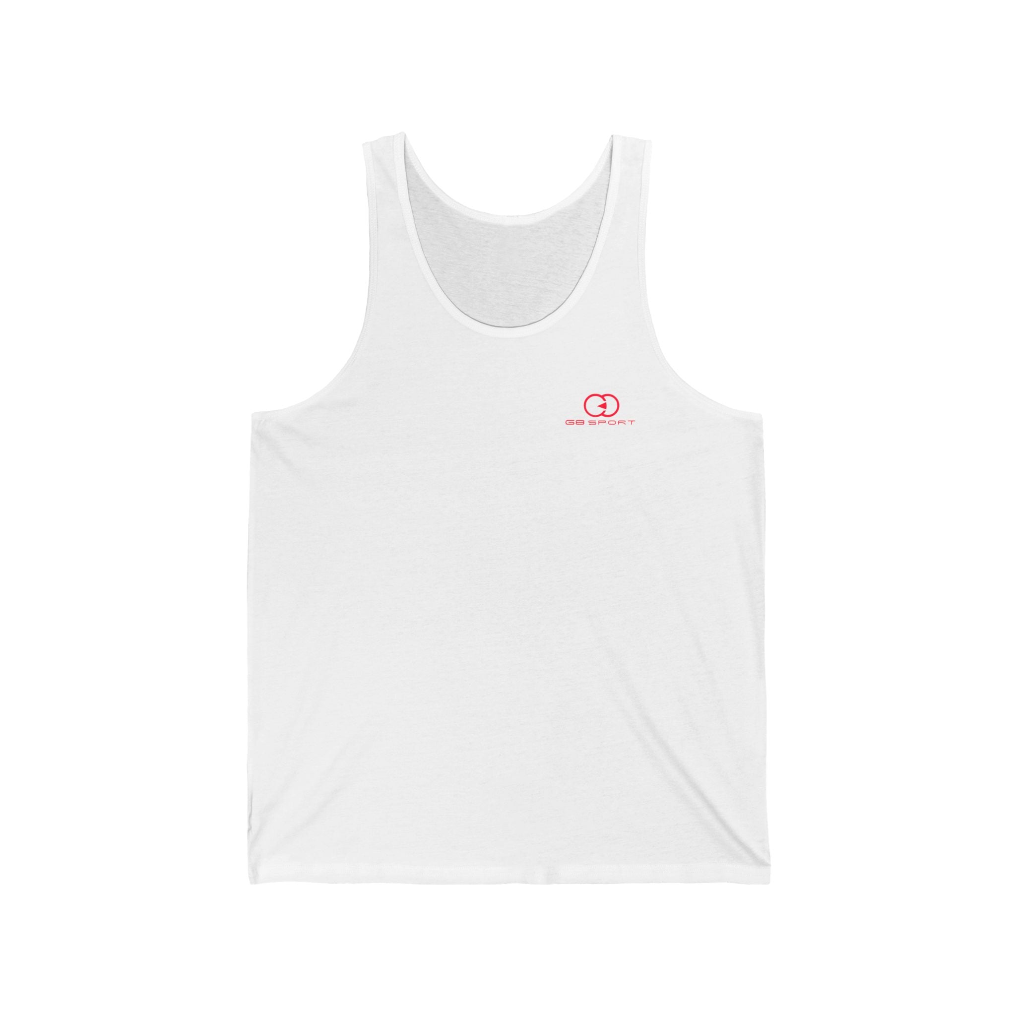 Trendy Unisex Jersey Tank Top with Minimalist Design
