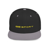 G8 Sport Flat Bill Snapback Cap - Stylish White Hat for Casual Wear