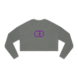 Chic Reversible Cropped Sweatshirt for Women - Stylish Urban Fashion