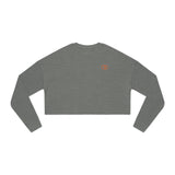 Casual Women's Cropped Sweatshirt - Trendy Comfort for Everyday Wear