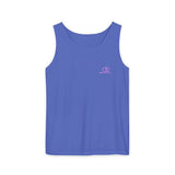 Unisex Garment-Dyed Tank Top - Soft White Casual Wear for Summer Adventures
