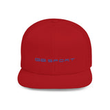 Stylish G8 Sport Flat Bill Snapback Cap - Trendy White Hat for Sport and Casual Wear