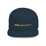 G8 Sport Flat Bill Snapback Cap - Stylish White Hat for Casual Wear