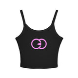 Playful Love Graphic Women's Spaghetti Strap Tank Top