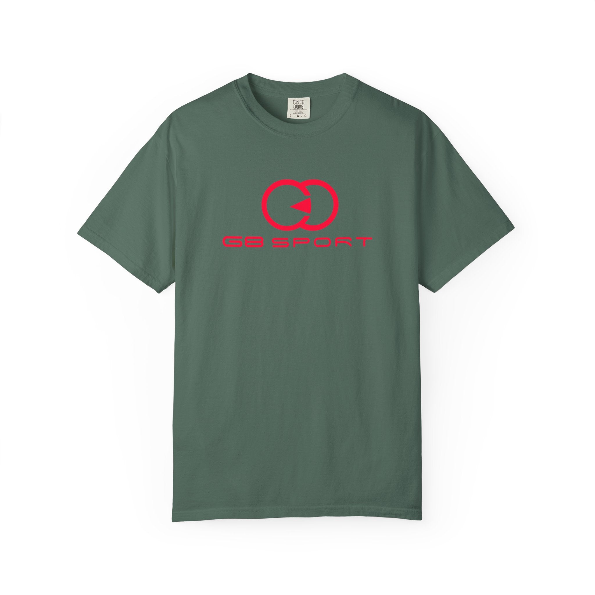Unisex Garment-Dyed T-Shirt with Sporty Logo - Casual Comfort Apparel