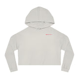 Casual Women’s Cropped Hooded Sweatshirt - Sporty Lifestyle Top