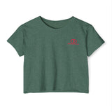 Women's Festival Crop Top - Casual Summer Tee for Music Lovers