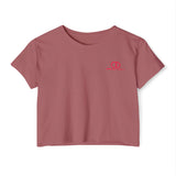 Women's Festival Crop Top - Casual Summer Tee for Music Lovers