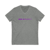 Sporty Unisex V-Neck Tee - G8 SPORT Graphic T-Shirt for Active Lifestyle