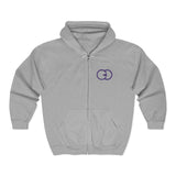Unisex Heavy Blend Full Zip Hooded Sweatshirt - Cozy Casual Wear for All Occasions