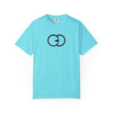 Unisex Garment-Dyed T-Shirt - Minimalist Circular Design