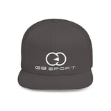 Stylish Flat Bill Snapback Cap - G8 Sport Logo