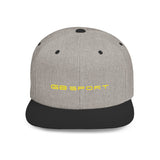 G8 Sport Flat Bill Snapback Cap - Stylish White Hat for Casual Wear