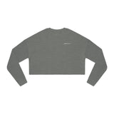 Chic Women's Cropped Sweatshirt - Trendy Style for Casual Outings