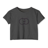 Minimalist Women's Festival Crop Top - Stylish Graphic Tee for Summer Events