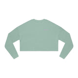 Chic Women's Cropped Sweatshirt - Trendy & Comfortable