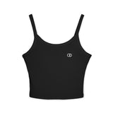 Chic Women's Spaghetti Strap Tank Top - Stylish Black Basics for Everyday Wear