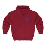 Unisex Heavy Blend Full Zip Hooded Sweatshirt - Cozy Casual Wear for All Occasions