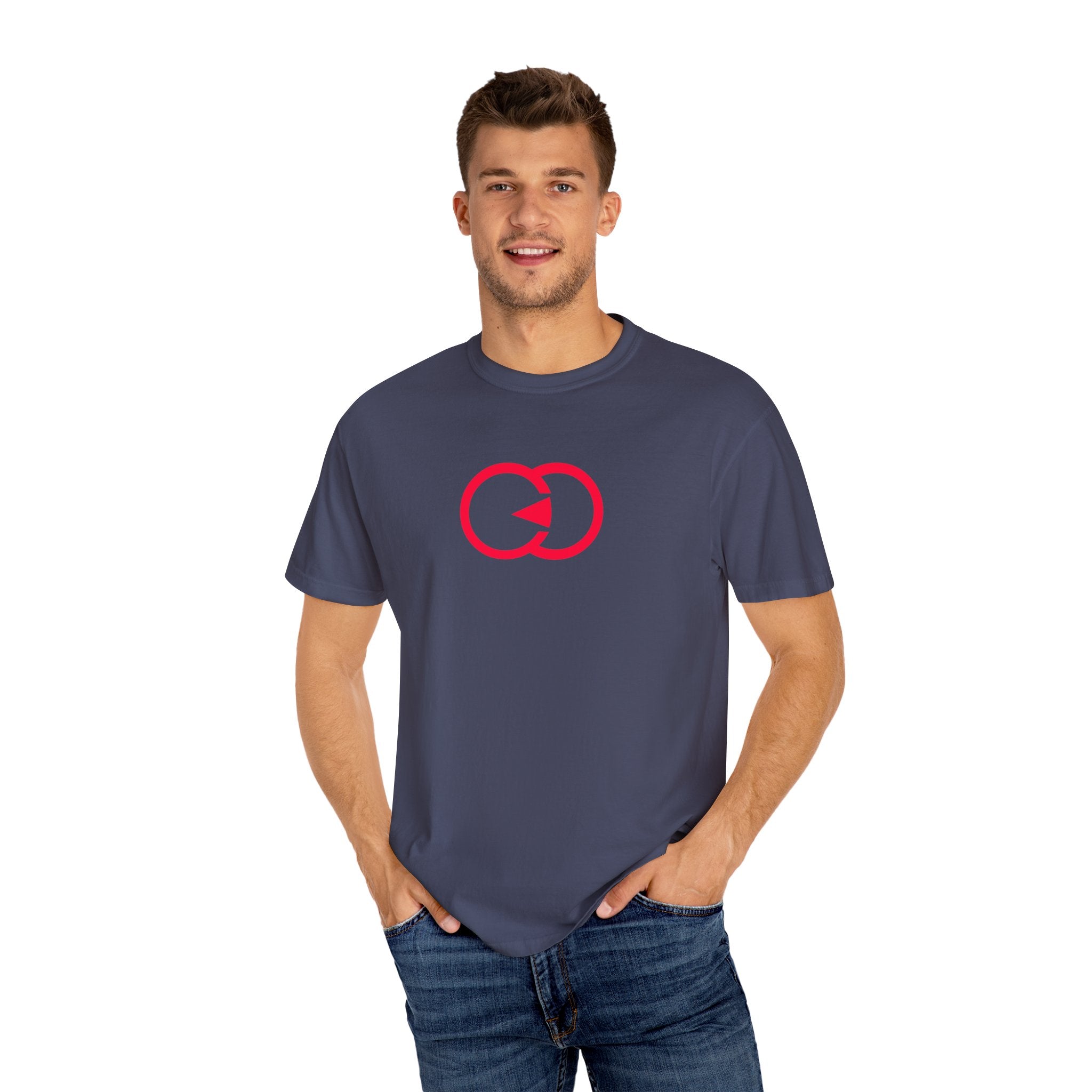 Unisex Garment-Dyed T-Shirt with Bold Graphic Design