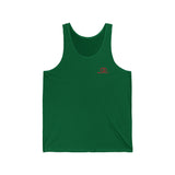 Trendy Unisex Jersey Tank Top with Minimalist Design