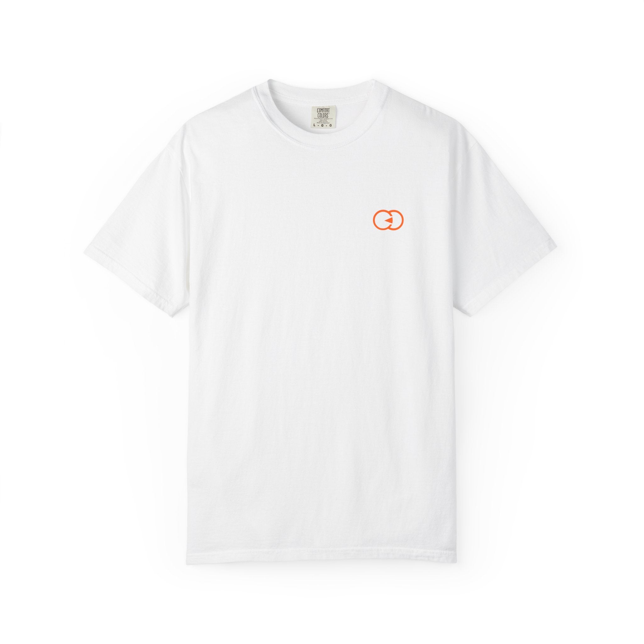 Unisex Garment-Dyed T-Shirt - Casual Comfort with Playful Link Design