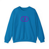 Unisex Heavy Blend™ Crewneck Sweatshirt - Minimalist Purple Design