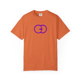 Unisex Garment-Dyed T-shirt - Minimalist Purple Graphic Tee for Casual Style