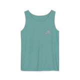 Unisex Garment-Dyed Tank Top - Soft White Casual Wear for Summer Adventures