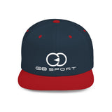Stylish Flat Bill Snapback Cap - G8 Sport Logo