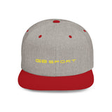 G8 Sport Flat Bill Snapback Cap - Stylish White Hat for Casual Wear