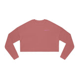 Chic Women's Cropped Sweatshirt - Trendy & Comfortable
