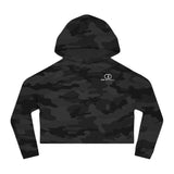 Chic Women's Cropped Hooded Sweatshirt - Stylish & Comfortable Everyday Wear