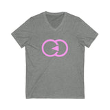 Minimalist Love Symbol Unisex V-Neck Tee