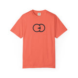 Unisex Garment-Dyed T-Shirt - Minimalist Circular Design