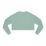Chic Women's Cropped Sweatshirt - Trendy Style for Casual Outings