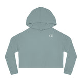 Chic Women's Cropped Hooded Sweatshirt - Perfect for Casual Outings & Relaxation